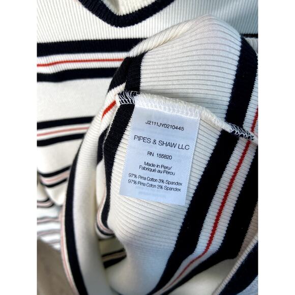 Veronica Beard Cedar Striped Turtleneck Top size XS - Picture 5 of 6